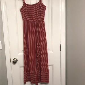 Red & white Striped Jumpsuit (comfy!!)